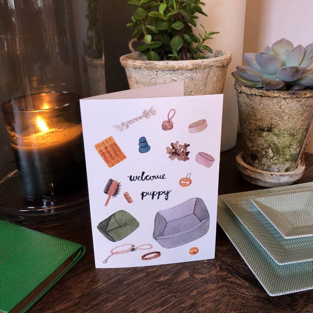 Puppy Welcome Card