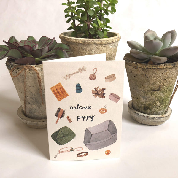 Puppy Welcome Card