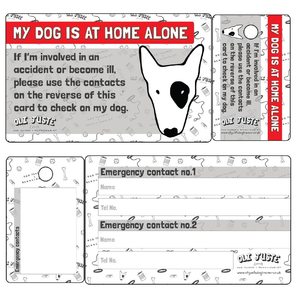 K9 Next of Kin Card - Oli Juste