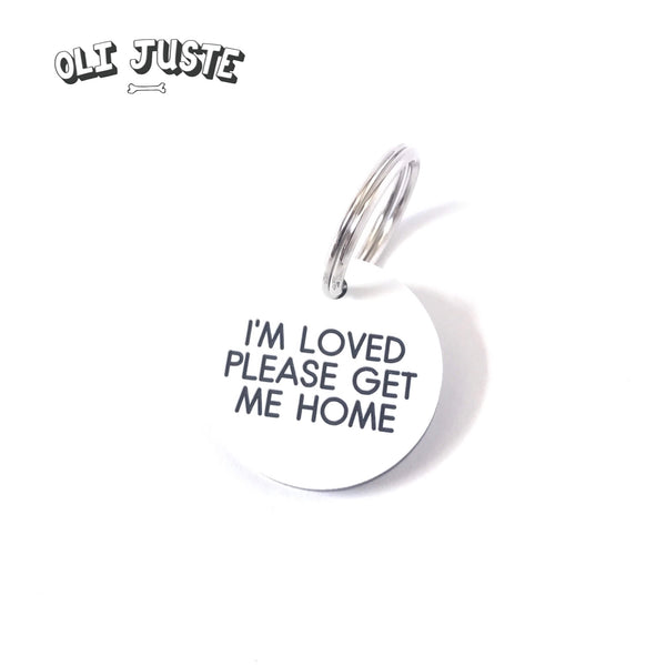 "Get Me Home" Acrylic ID Tag