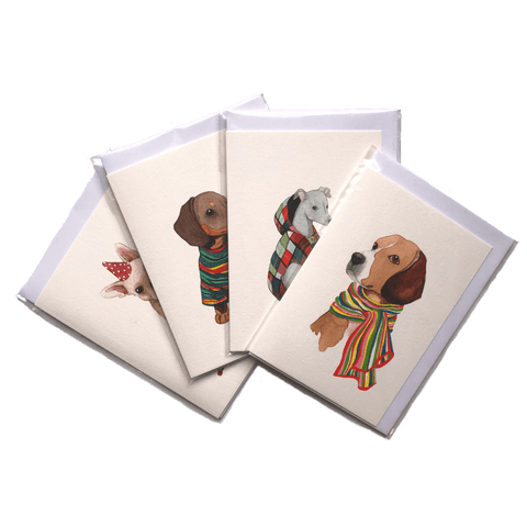 Mixed Greetings Card Pack of 4